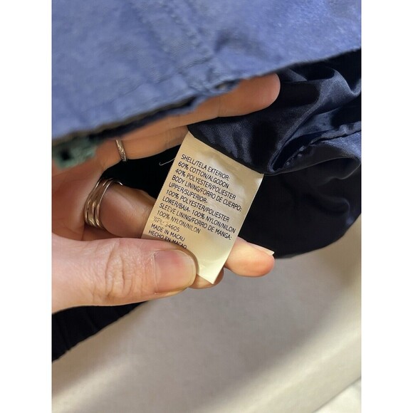 Van Heusen Jacket Adult Men's Large Blue 90s Y2K Golf Full Zip Windbreaker - Picture 3 of 4